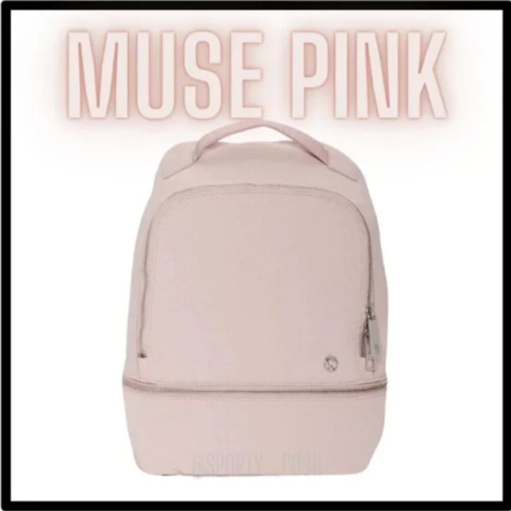 NWT lululemon city adventurer backpack mini (Muse Pink 10L)